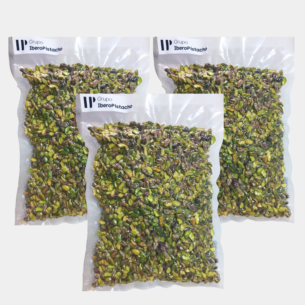 Pistacho Crudo Grano Partido Troceado — Pack 3 kg (3 × 1 kg al vacío)